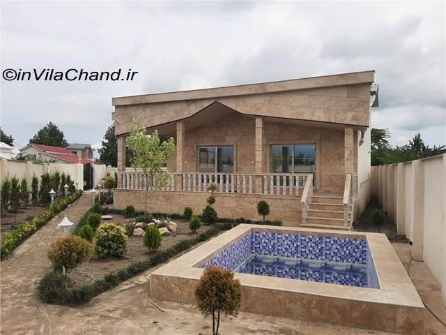 ویلا دو نما استخر دار و آلاچیق دار با نمای جنگل